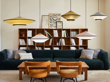 CYMBAL - Velvet pendant lamp by Forestier - view 3