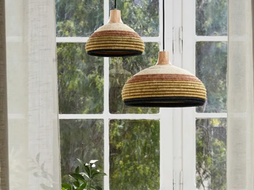 GRASS - LED abacá pendant lamp by Forestier - view 3