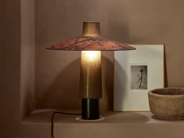 THÉSÉE - Linen table lamp by Forestier - view 2