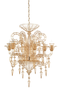 GLORIA - Metal chandelier by Forestier - view 3