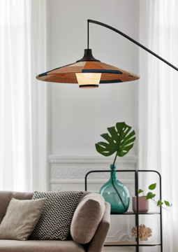 PARROT - LED abacá floor lamp by Forestier - view 3