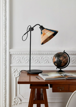 PARROT - LED with swing arm abacá table lamp by Forestier - view 3