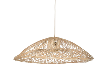 SATELISE - Rattan pendant lamp by Forestier - view 3