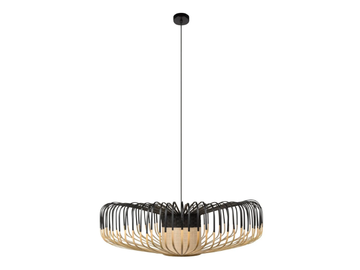 BAMBOO UP - Bamboo pendant lamp by Forestier - view 2