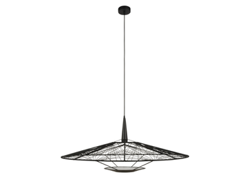 CARPA - LED direct-indirect light cotton pendant lamp by Forestier - view 2