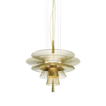 GRAVITY - Metal pendant lamp by Forestier - view 3