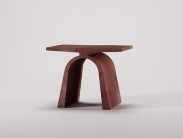 ABECEDARIO A - Low rectangular concrete coffee table by Forma&Cemento - view 2