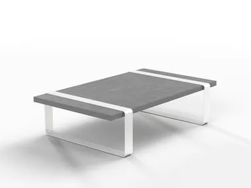 T10 - Low cement coffee table by Forma&Cemento - view 2