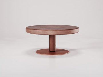 FLIPPER - Low round cement coffee table by Forma&Cemento - view 2