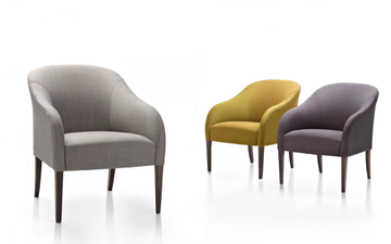 AMATI LOUNGE - Fabric armchair by Fornasarig - view 3
