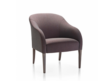 AMATI LOUNGE - Fabric armchair by Fornasarig - view 2