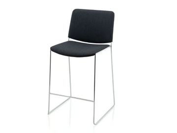 LINK - Fabric stool with back by Fornasarig - view 2