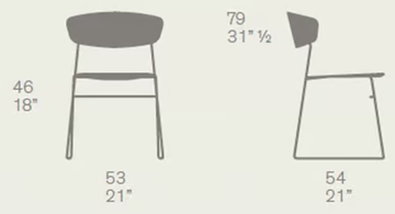 WOLFGANG - Sled base wooden chair with integrated cushion by Fornasarig - view 3