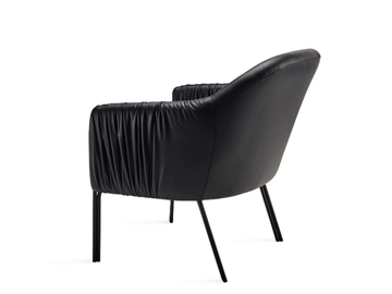 CELINE COCKTAIL CHAIR - Leather easy chair with armrests by Freifrau - view 3