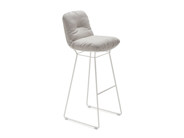 LEYASOL OUTDOOR BARSTOOL HIGH - Sled base high Sunbrella® stool by Freifrau - view 2