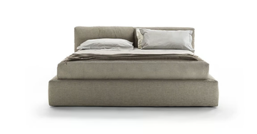 COOPER - Fabric bed with upholstered headboard by Frigerio - view 3