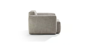 COOPER JUNIOR - Fabric armchair with removable cover with armrests by Frigerio - view 3