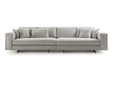 DAVIS TWIN - Sectional fabric sofa with removable cover by Frigerio - view 2