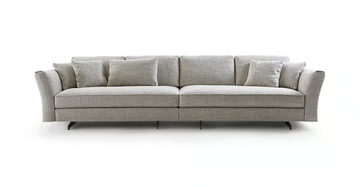 DAVIS WAVE - Sectional fabric sofa with removable cover by Frigerio - view 3