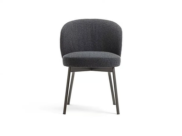 HUG - Upholstered fabric chair by Frigerio - view 3