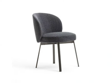 HUG - Upholstered fabric chair by Frigerio - view 2