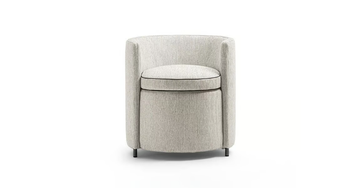 LOU - Upholstered fabric chair by Frigerio - view 3