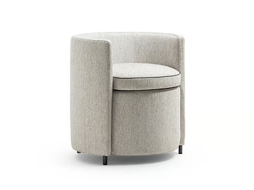 LOU - Upholstered fabric chair by Frigerio - view 2