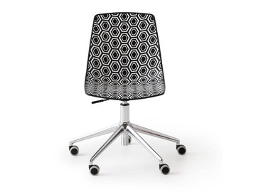 ALHAMBRA 5R - Swivel height-adjustable office chair with 5-Spoke base by GABER - view 3