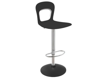 BLOG I145A/AV - Upholstered stool height-adjustable with footrest by GABER - view 3