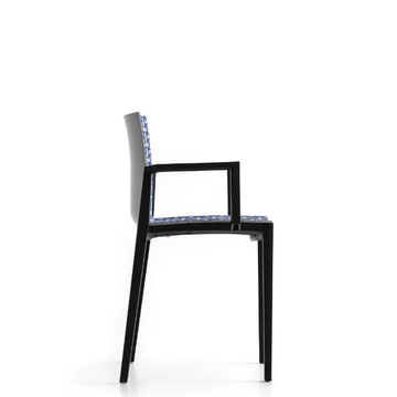 CLIPPERTON B - Stackable technopolymer chair with armrests by GABER - view 3