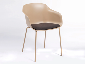 DAME NA - Technopolymer chair with armrests by GABER - view 3