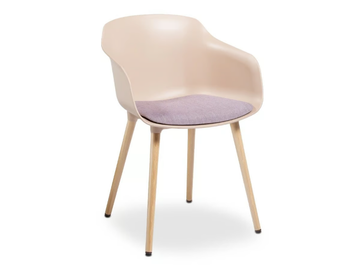 DAME BL - Chair with armrests with integrated cushion by GABER - view 2