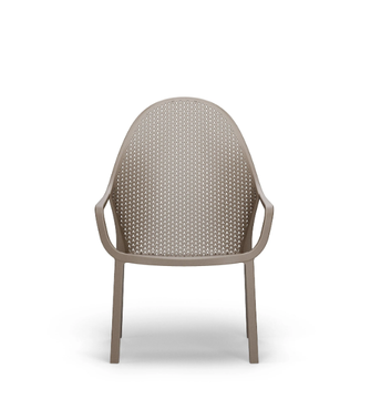 GIANET LOUNGE - Technopolymer garden armchair with armrests by GABER - view 3