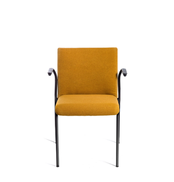 TECKEL B - Upholstered fabric chair with armrests by GABER - view 3