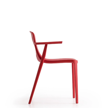 ISIDORA B - Stackable technopolymer chair with armrests by GABER - view 3