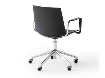 JUBEL 5R BR - Height-adjustable technopolymer office chair with castors by GABER - view 3