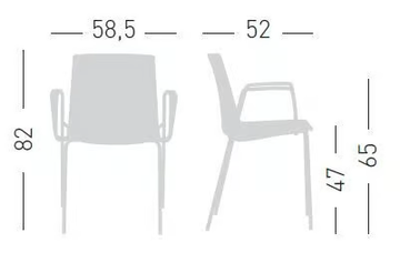 JUBEL ITB - Upholstered chair with armrests by GABER - view 3