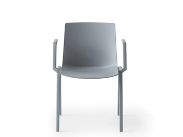 JUBEL IVB - Technopolymer chair with armrests with linking device by GABER - view 2