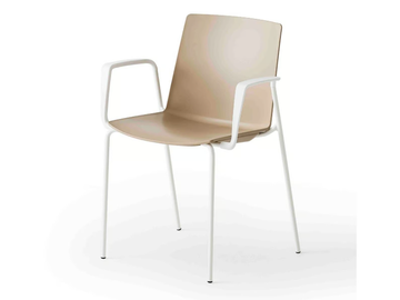 JUBEL TB - Technopolymer chair with armrests with linking device by GABER - view 2