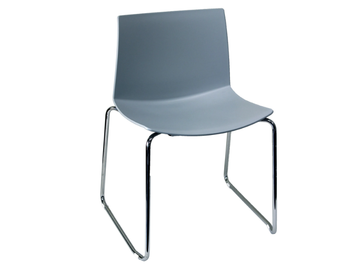 KANVAS 2 ST - Sled base technopolymer chair by GABER - view 2