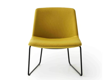 KANVAS LOUNGE ST - Sled base upholstered easy chair by GABER - view 2