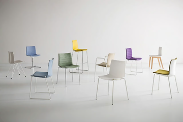 KANVAS T5R FRONT - Height-adjustable upholstered office chair by GABER - view 3