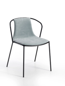 KASIA UPH - Fabric chair with integrated cushion by GABER - view 3