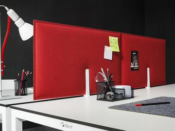 PIUMA - Sound absorbing fabric desktop partition by GABER - view 3