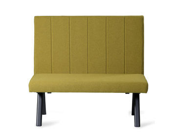 SOCIAL-IZE - Upholstered bench high-back by GABER - view 2
