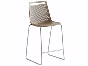 AKAMI ST 75 - Sled base high technopolymer stool by GABER - view 3
