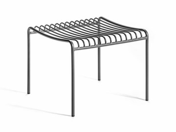 AMITHA POUF - Square steel garden footstool by GABER - view 2
