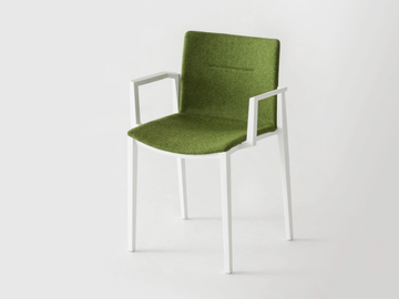 DRESS CLIPPERTON B - Technopolymer chair with armrests by GABER - view 3