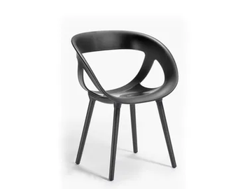 MOEMA BP - Technopolymer chair with armrests by GABER - view 2