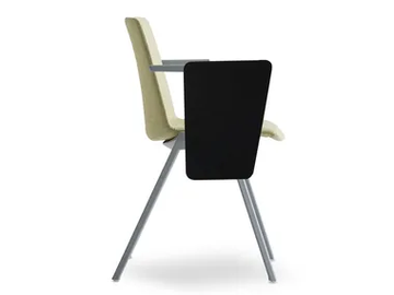 JUBEL IIVBT - Upholstered training chair with writing tablet by GABER - view 2
